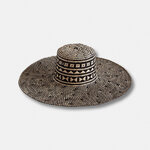 Chapeau Décoratif Noir et beige