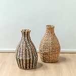 Vase DAYANA Jacinthe deau Naturel et Noir 03