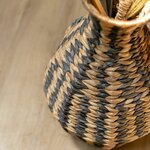 Vase DAYANA Jacinthe deau Naturel et Noir 06