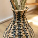 Vase DAYANA Jacinthe deau Naturel et Noir 07