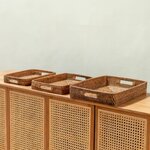 Plateau Rectangulaire Rotin AMAHAI