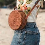 Petit Sac Rotin SANJA Marron 04