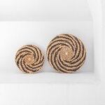 Panier ou Bol Déco Jacinthe deau BANDUNG Naturel et Noir 02