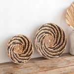 Panier ou Bol Déco Jacinthe deau BANDUNG Naturel et Noir