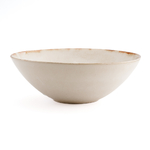 Large saladier beige céramique