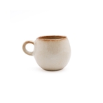 Tasse espresso cascais céramique du Portugal beige et nuances marron