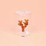 Salière transparente verre corail 2