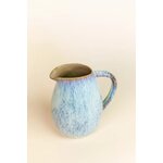 Carafe à eau céramique bleu