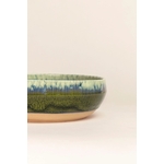 Grand bol céramique bleu et vert