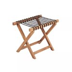 Porte bagage bois de teck naturel