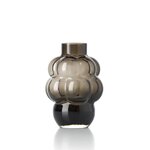 Vase Grape gris en verre