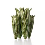 Vase tulipe vert