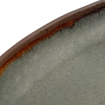 Vaisselle bleu gris marron