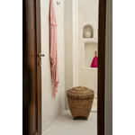 Panier de salle de bain rotin