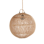 Luminaire Bubble rotin naturel Ø30cm