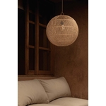 Luminaire Bubble en rotin naturel Ø30cm