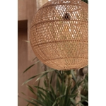 Suspension ronde rotin naturel Ø50cm