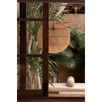 Luminaire Bubble rotin naturel rond Ø50cm