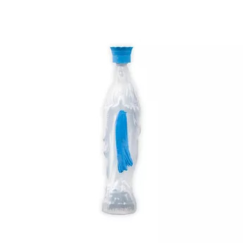 gourde-notre-dame-de-lourdes-en-plastique-ceinture-bleue-h-13-cm
