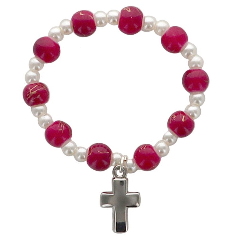 bracelet-dizainier-sur-elastique-pour-enfant-grains-en-plastique-marbre-de-differentes-couleurs