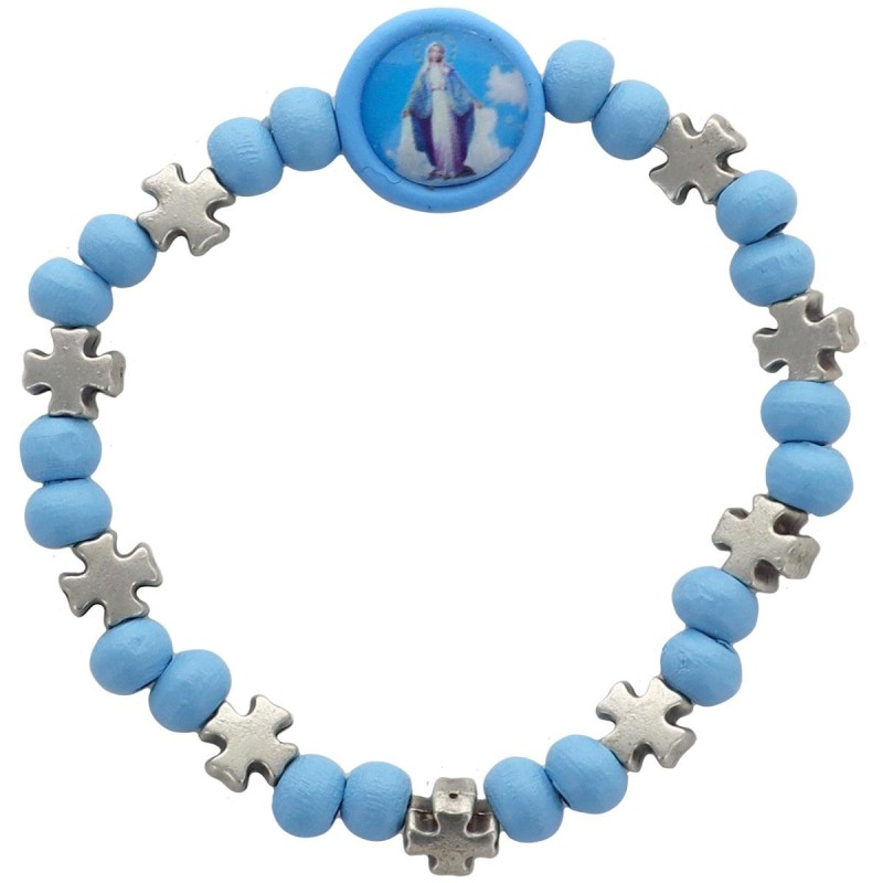 bracelet-sur-elastique-pour-enfant-de-couleur-bleu-ou-rose-grains-en-bois-et-croix-o-4-mm-et-resine-de-la-v-miraculeuse