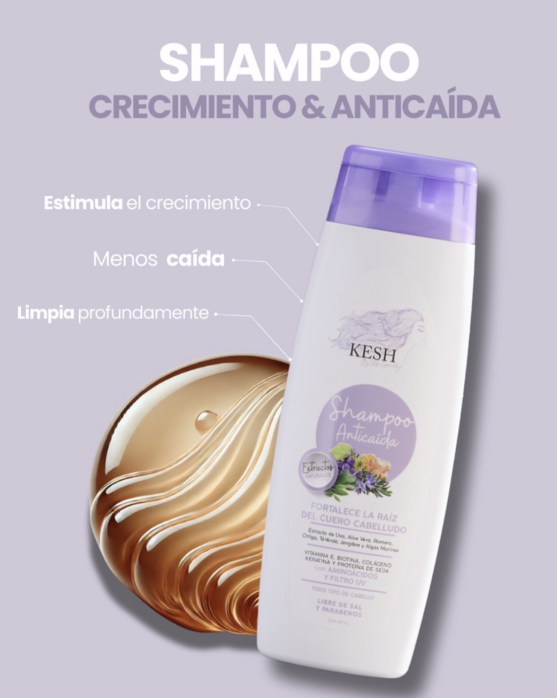 SHAMPOO ANTI CAIDA KESH 5