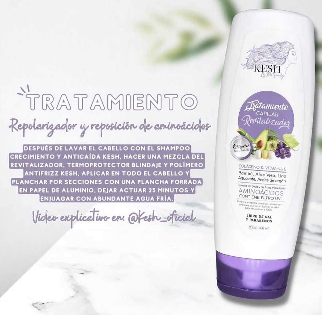 TRATAMIENTO REVITALIZADOR KESH 3