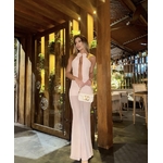Enterizo Elegante Flores beige 3