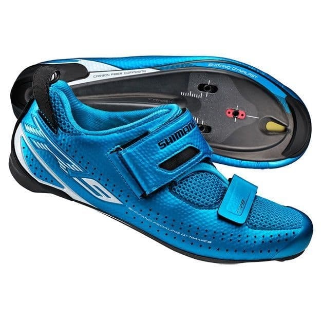 Chaussures de triathlon TR9 SPD-SL SHIMANO bleu - Chaussures
