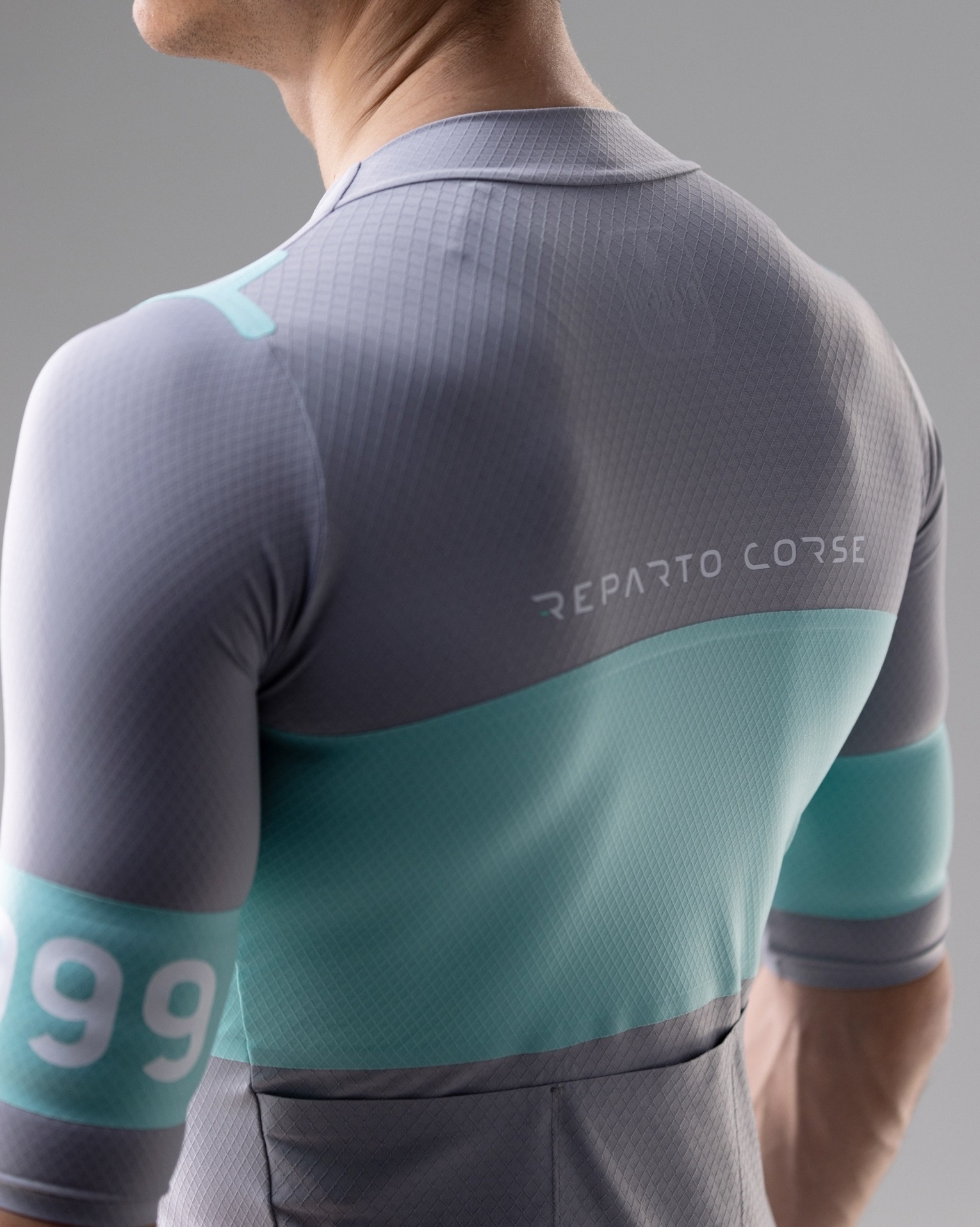 Maillot De Cyclisme Starlight Unisexe Taille L - Gris, Manches Courtes, Zip Total (occasion)