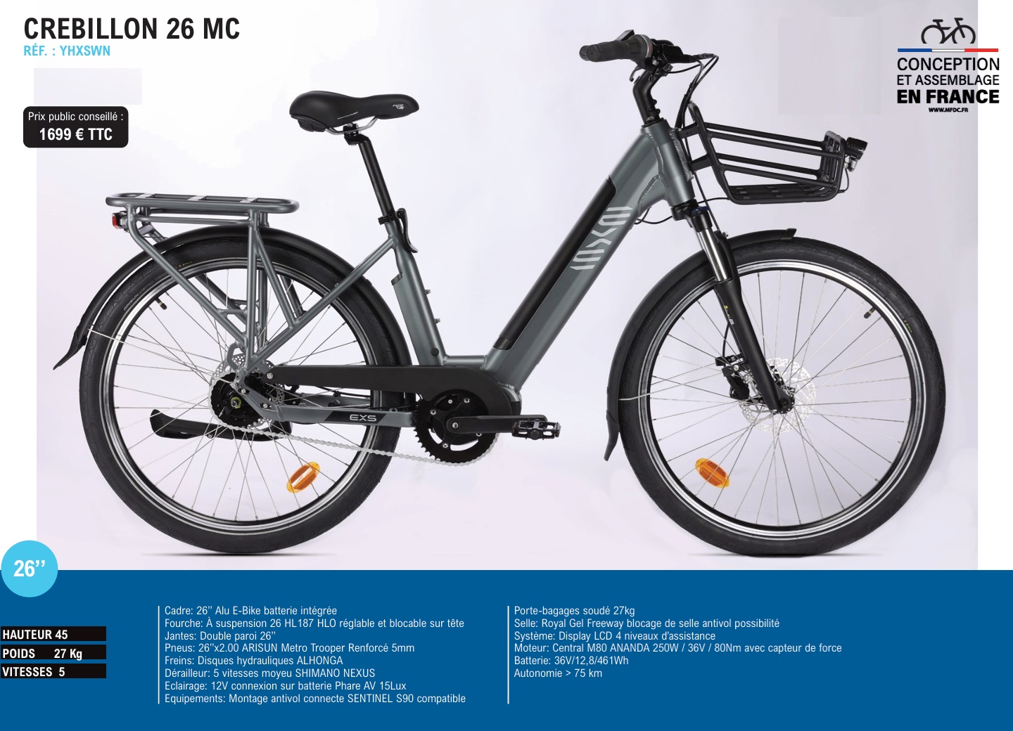 Fashion Velo Electrique Bhv Kit électrique Comparatif Vae Moteur