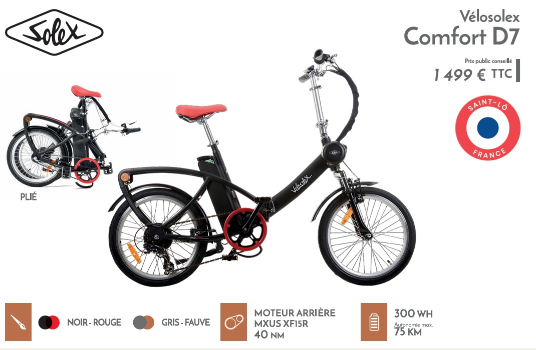 Solex Electrique Velo Moteur Solex Velo Solex Pliant Mini Vélo