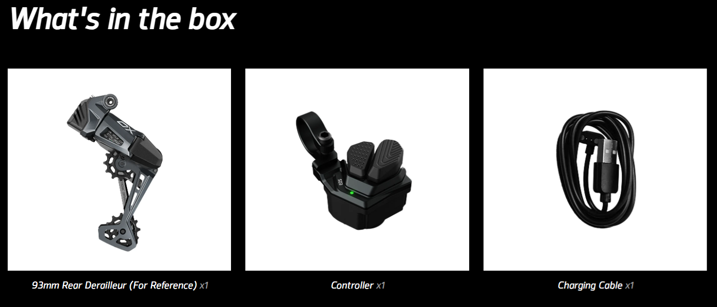 Dérailleur Arrière électronique ROCKBROS EDS OX – Sans Fil – 7-13 Vitesses – Noir