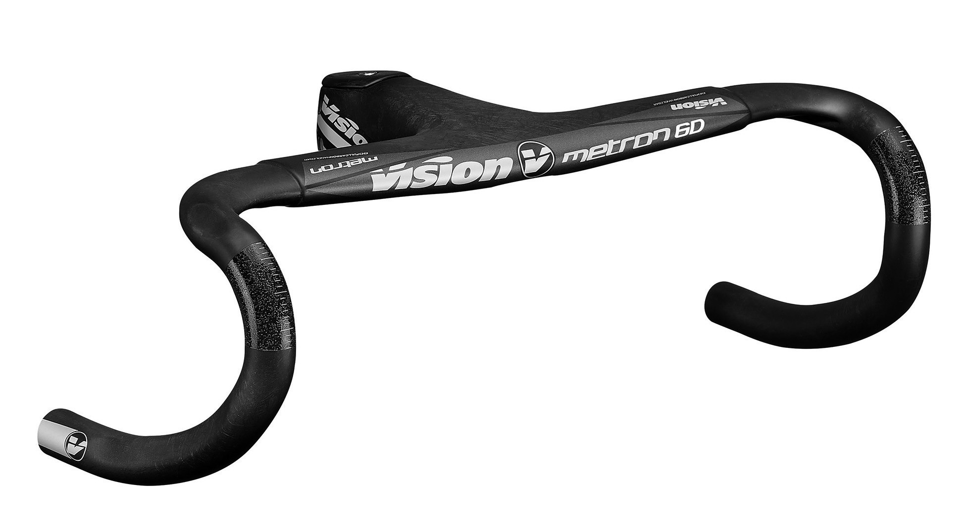 Guidon Intégral Carbone TOSEEK Pour Vélo De Course - Drop Bar Interne, Noir
