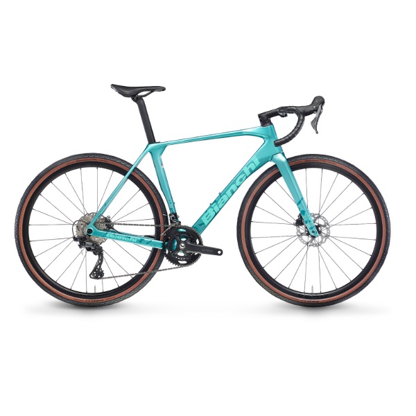 Vélo gravel carbone IMPULSO COMP GRX610/820 DISC 2x12V céleste