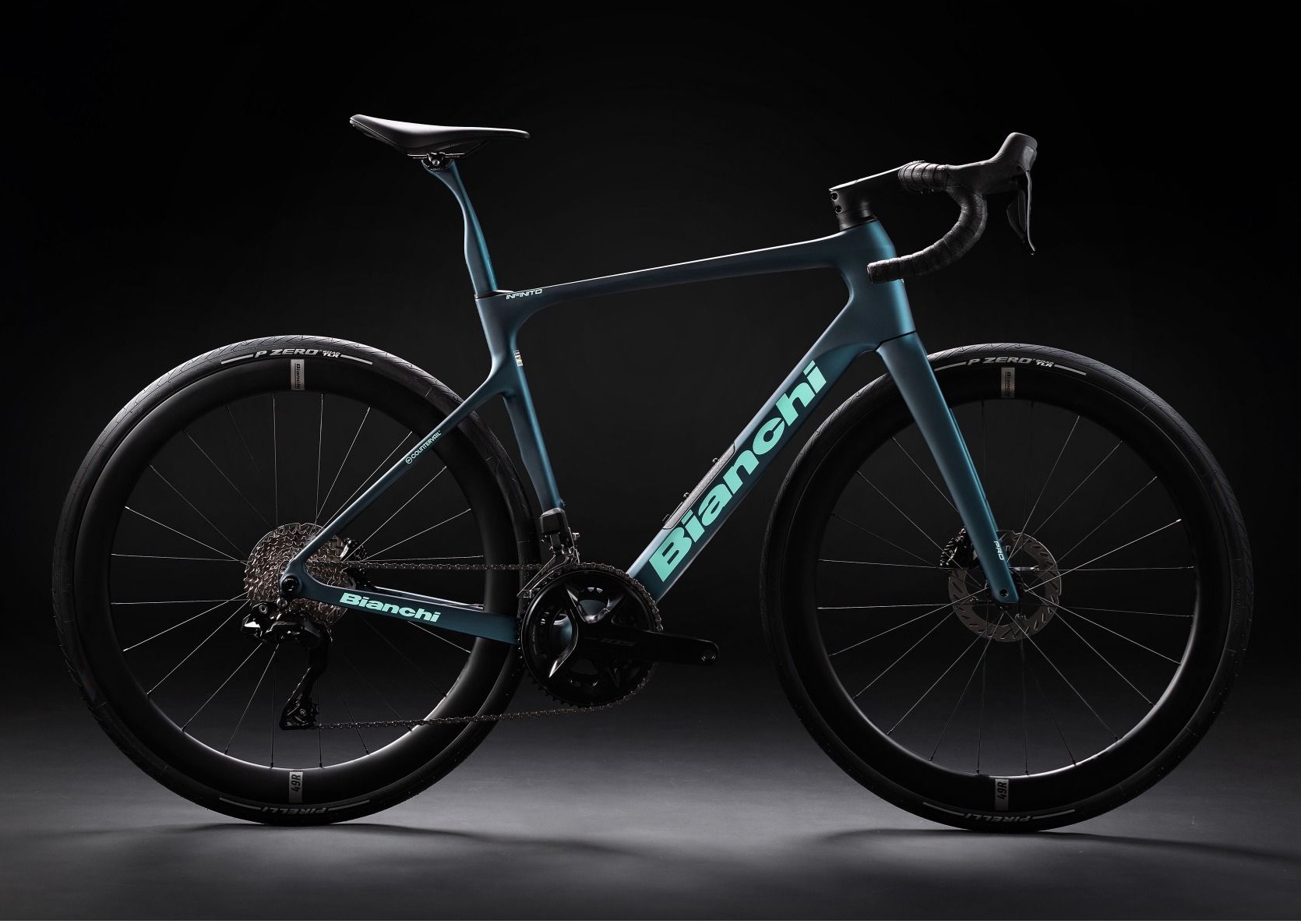 Infinito_pro_105_di2_velo_satin_petrol_celeste_8e_bianchi_2026_3