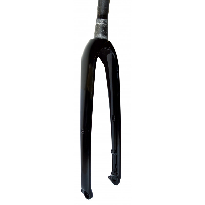 Fourche Carbone Rigide Pour Vélo Gravel/route - 700C, Frein à Disque, Tube Droit 1-1/8", QR 9 Mm - Environ 430 G