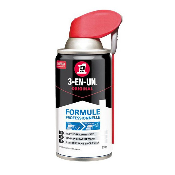 3 en un produit multifonctions pro 250ml wd 40