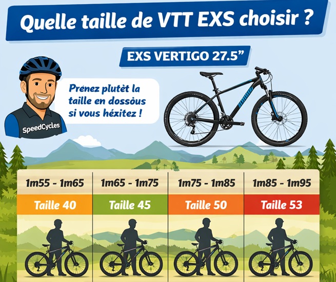 tableau taille velo vtt exs