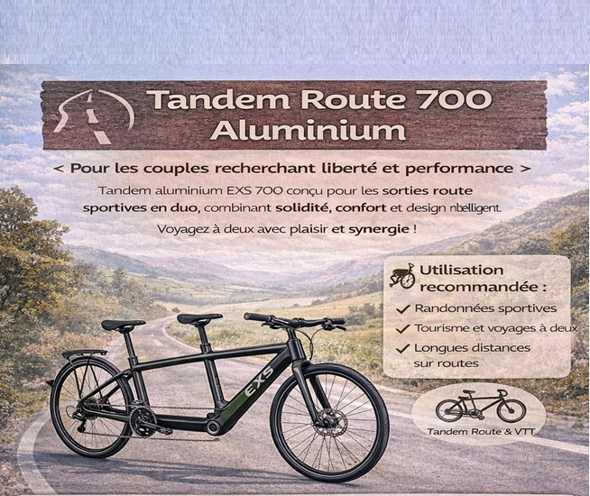 🛣️ Tandem Route 700 Aluminium