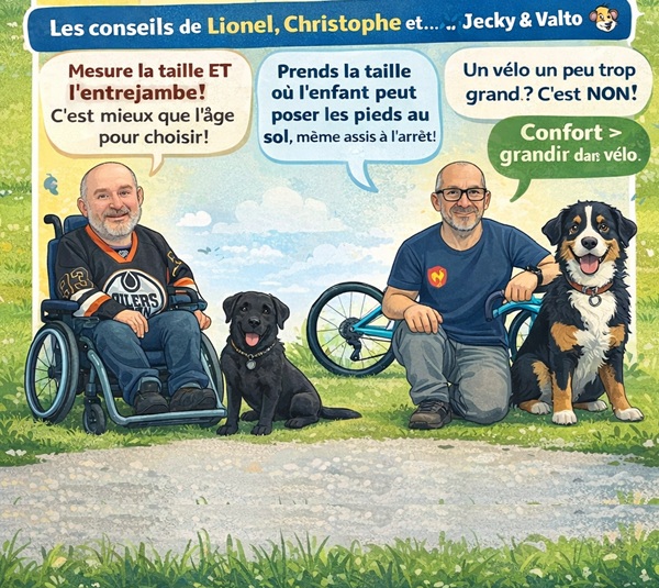 tableau comment choisir la bonne taille de velo enfant gitane blog2