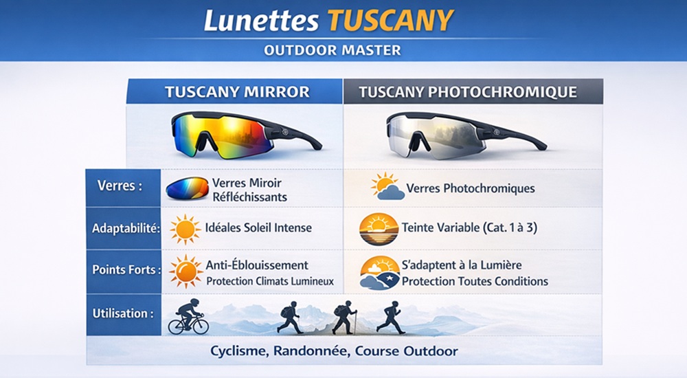 Lunettes TUSCANY OUTDOOR MASTER