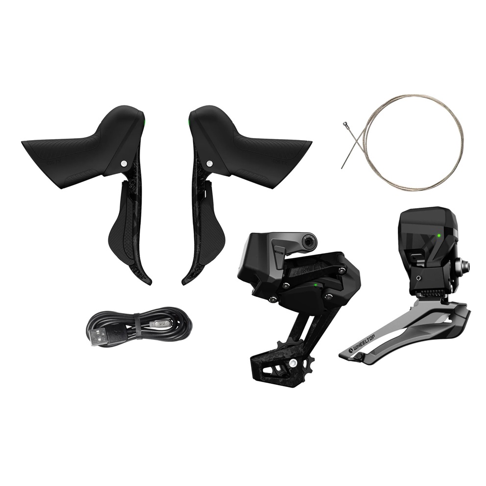 Groupe électrique route carbone à patins EDS TX-RA6000 2x3-14V WHEELTOP