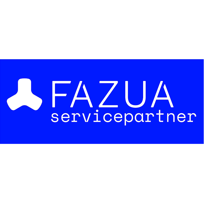 Logo du partenariat avec la société Fazua pour les systèmes d'assistance électrique vélo 