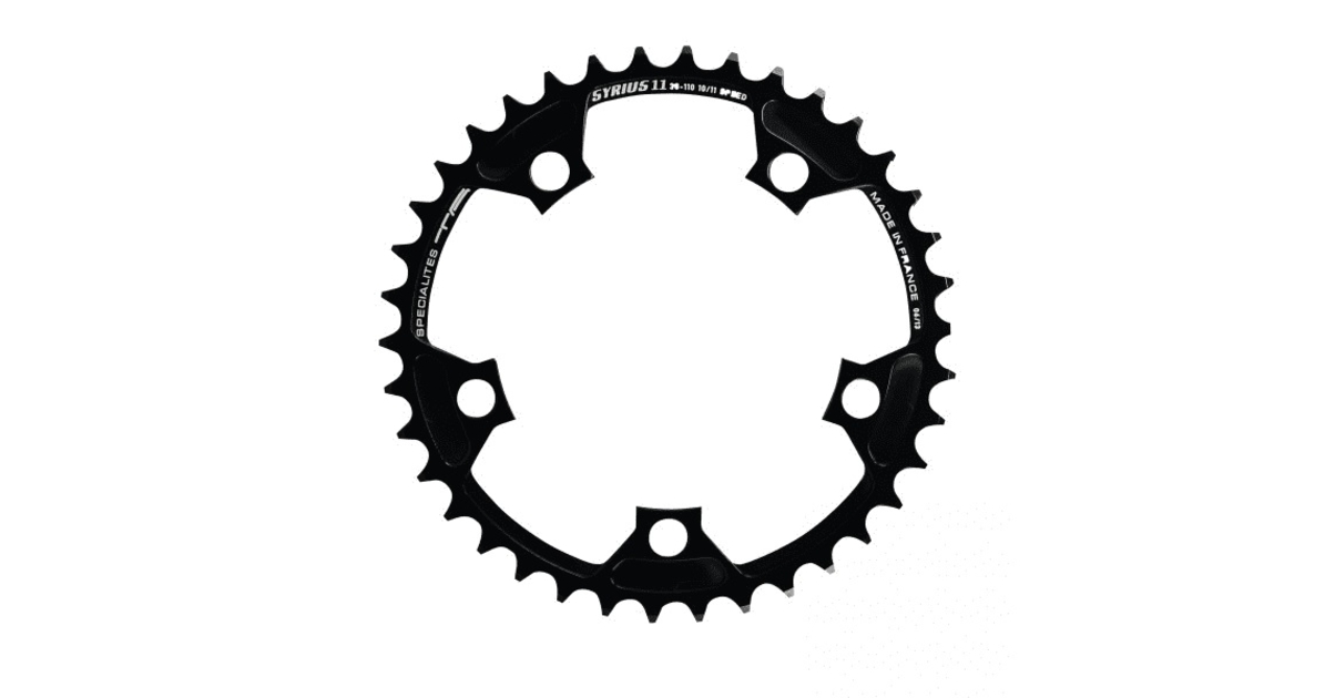 Spécialités TA Syrius 110pcd 10/11 Speed Chainring, Black
