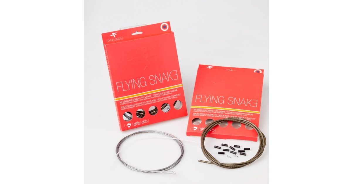 Kit De Câbles Et Gaines De Frein VTT – REACTION Ashima – Inox PTFE/Kevlar – Neuf