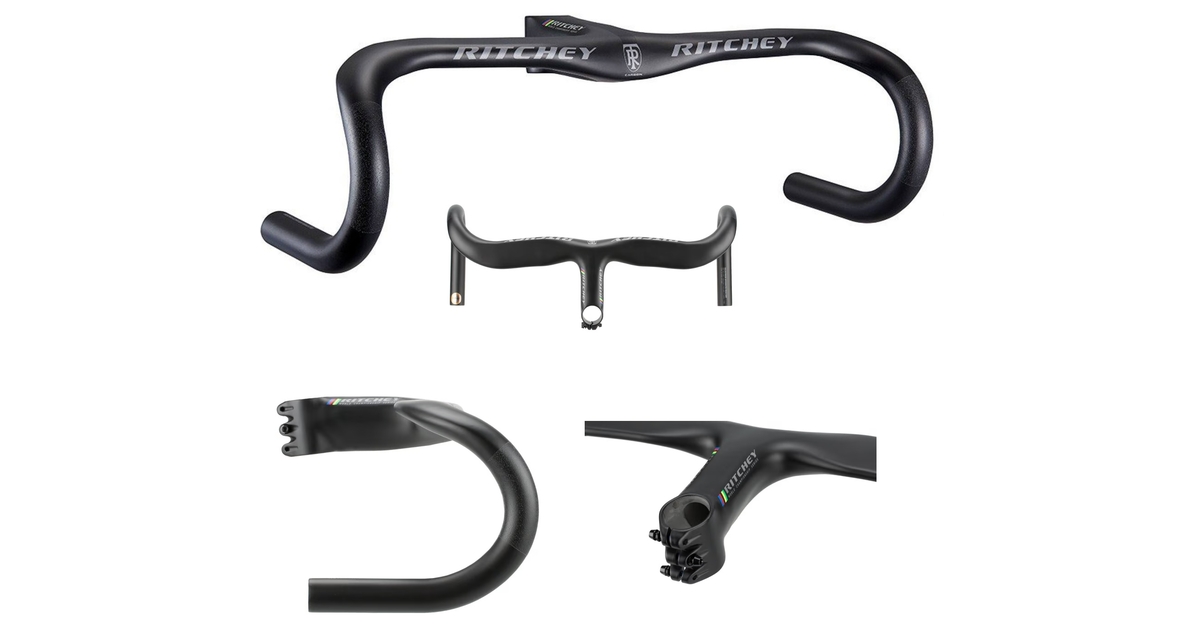 Combo Cintre Potence RITCHEY WCS Carbone SOLOSTREEM 420 mm/120 mm - Périphériques route/Cintres - speedcycles
