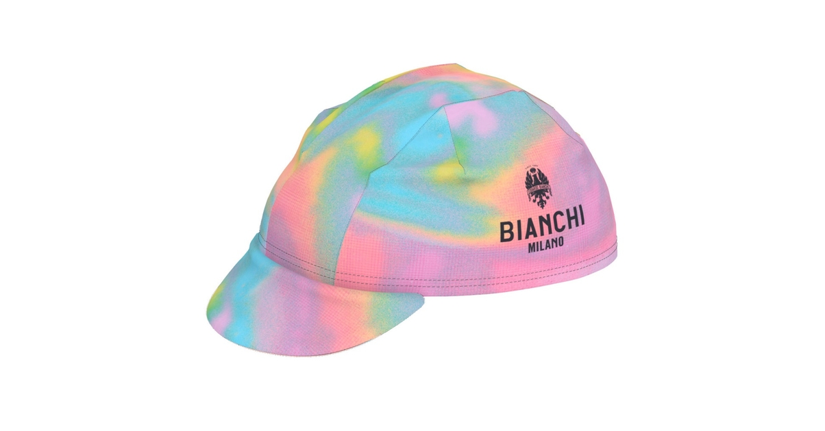 Casquette De Vélo Vintage Bianchi – Noir, Taille Unique, Dos Réglable – NEUVE