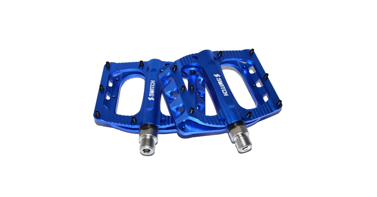 Pédales Vintage Ritchey Sans Clip Bleu 9/16 Pour VTT - Années 90 - Occasion