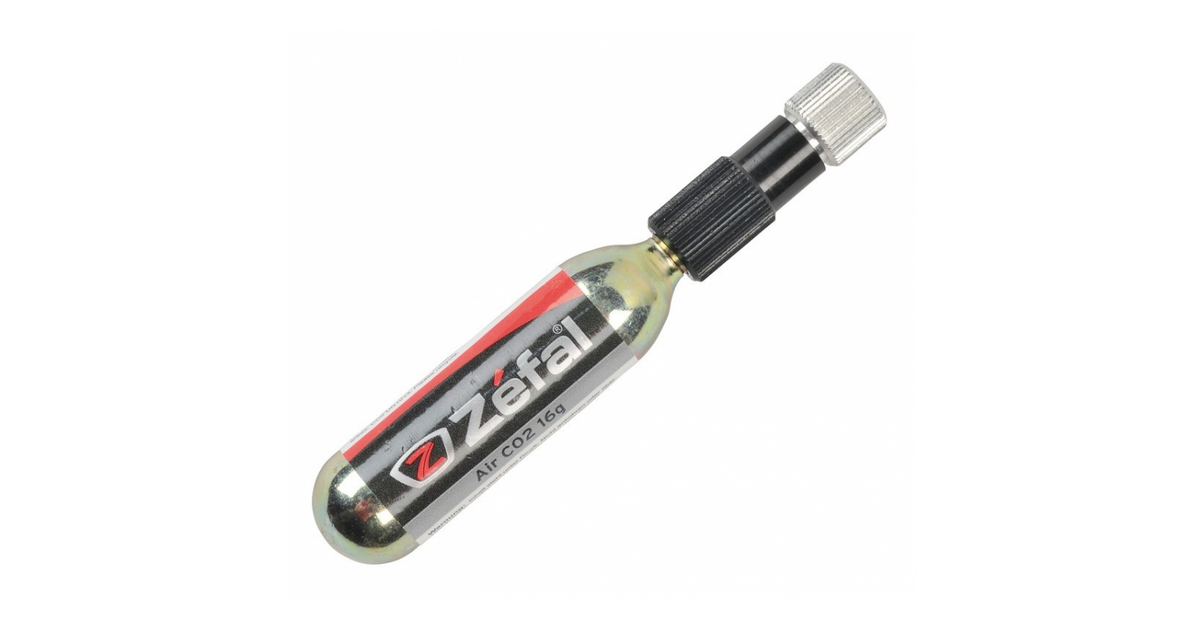 Gonfleur CO2 Zefal EZ Big Shot + Cartouches 16g - Pompe Vélo Compacte Avec 6 Cartouches